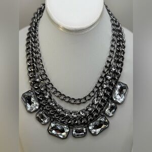 Chunky multistrand Y2K Statement Necklace